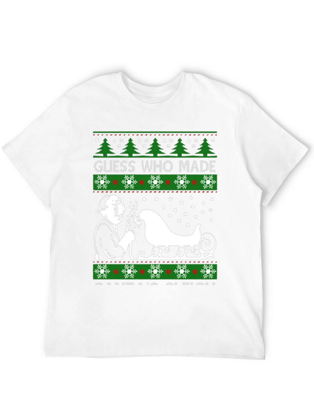 Welder Made Santas Sleigh Christmas T-Shirt