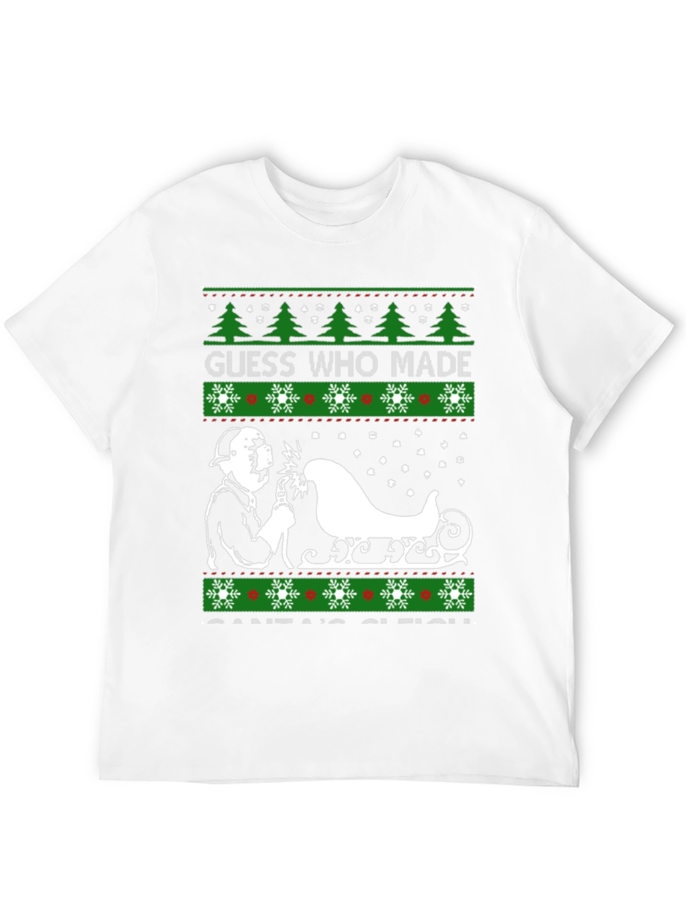 Welder Made Santas Sleigh Christmas T-Shirt