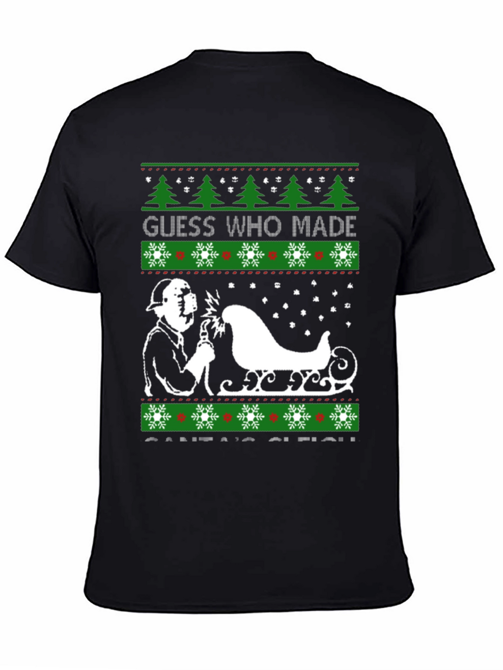 Welder Made Santas Sleigh Christmas T-Shirt