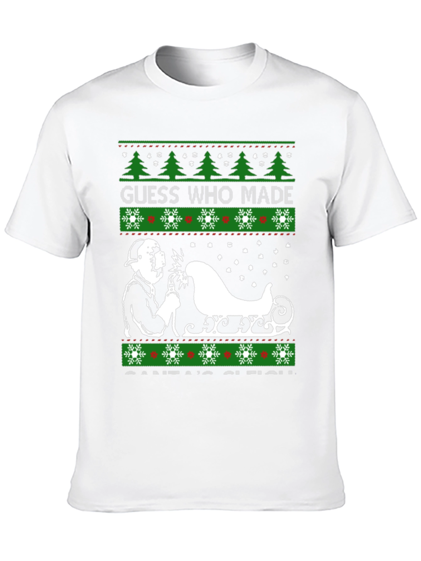 Welder Made Santas Sleigh Christmas T-Shirt