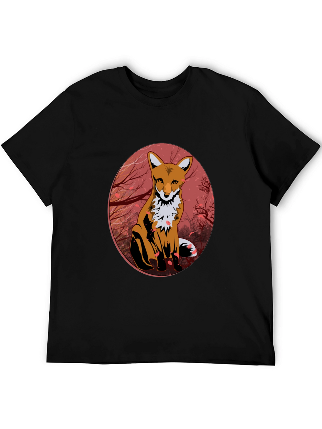 Fox Graphic Tee - Mens Black T-Shirt