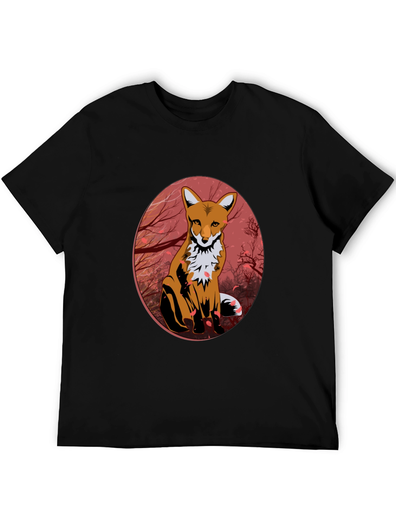 Fox Graphic Tee - Mens Black T-Shirt