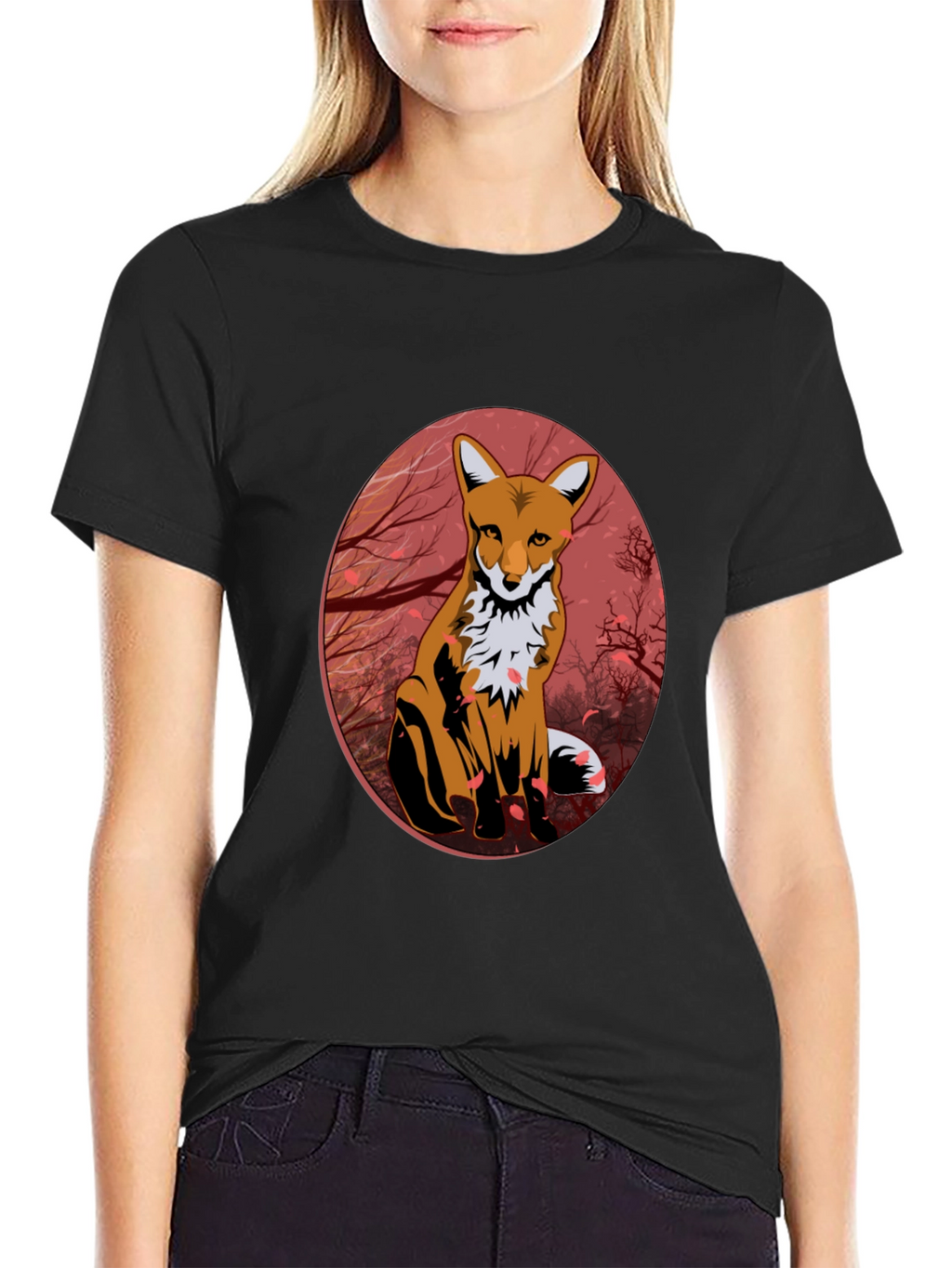 Fox Graphic Tee - Mens Black T-Shirt