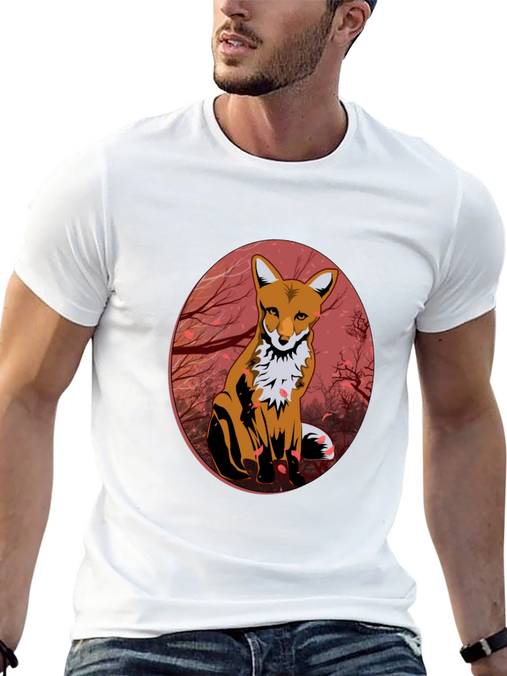 Fox Graphic Tee - Mens Black T-Shirt