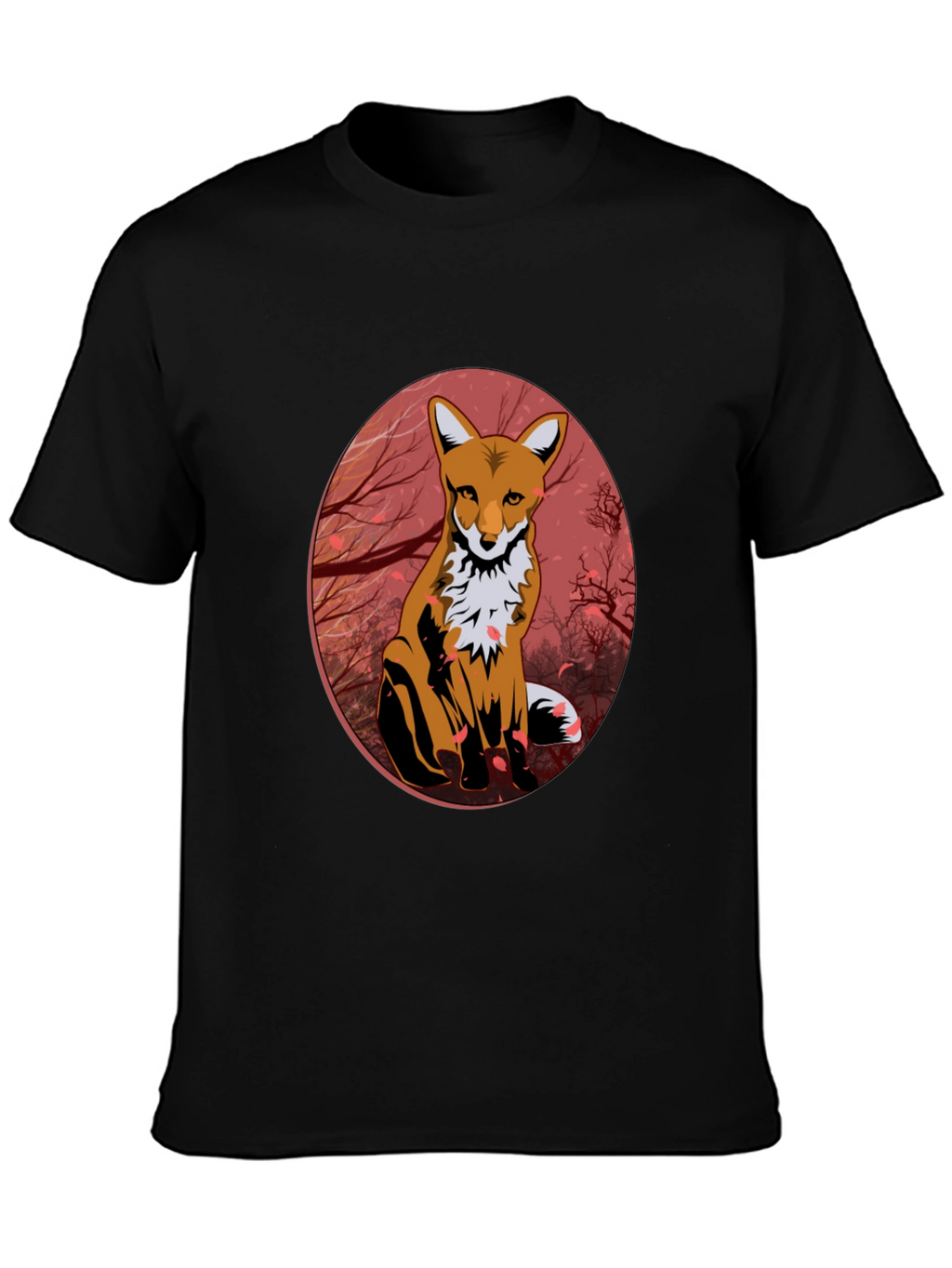 Fox Graphic Tee - Mens Black T-Shirt
