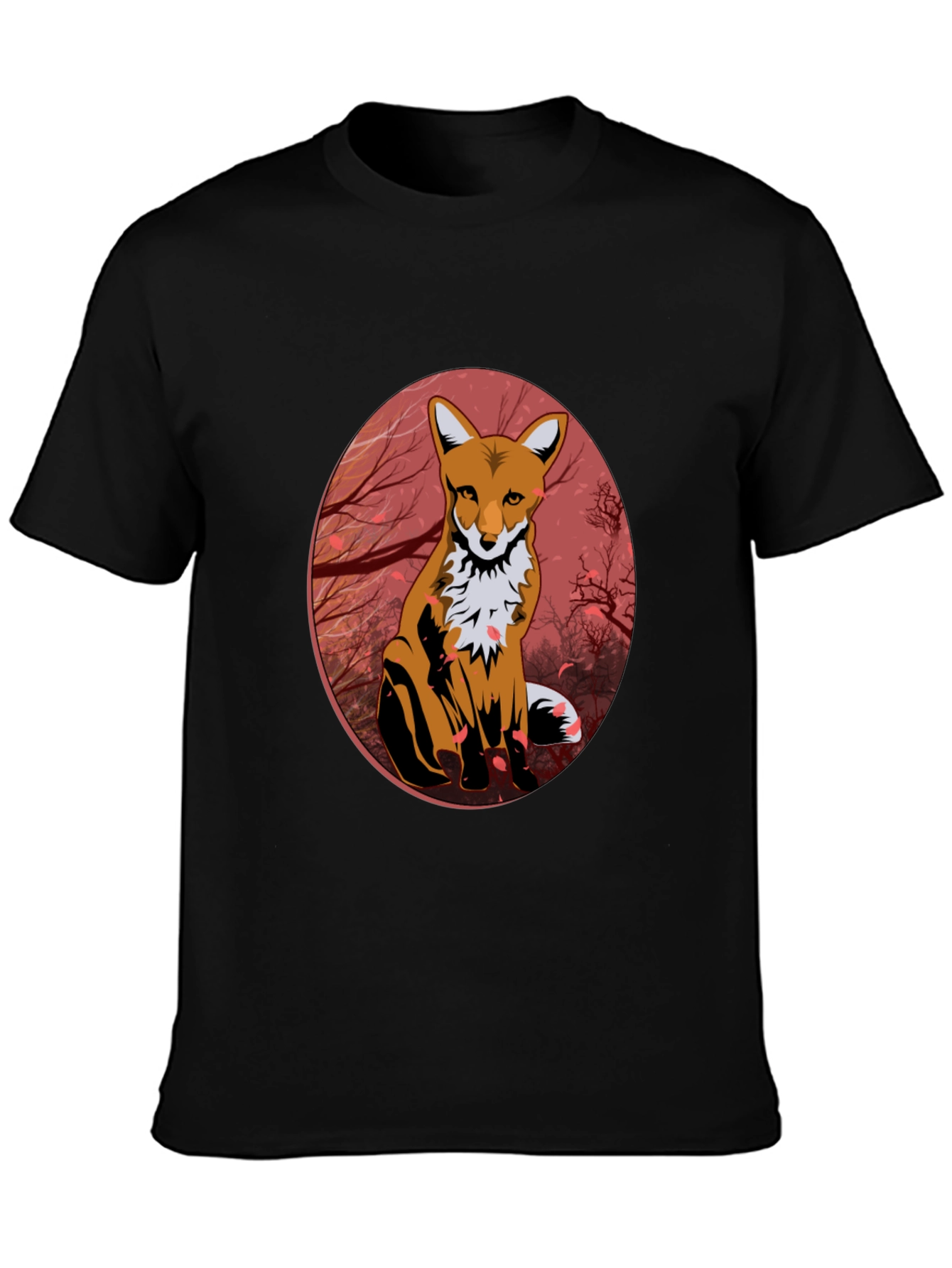 Fox Graphic Tee - Mens Black T-Shirt