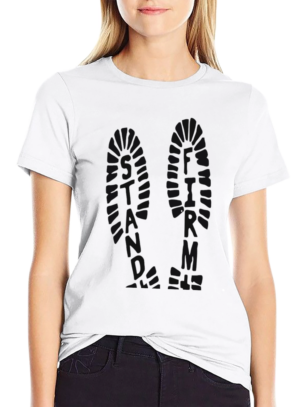 Mens Black Graphic Print T-Shirt