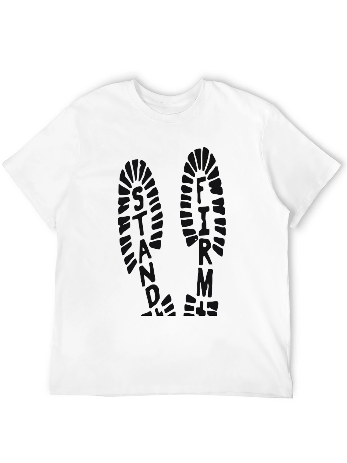 Mens Black Graphic Print T-Shirt