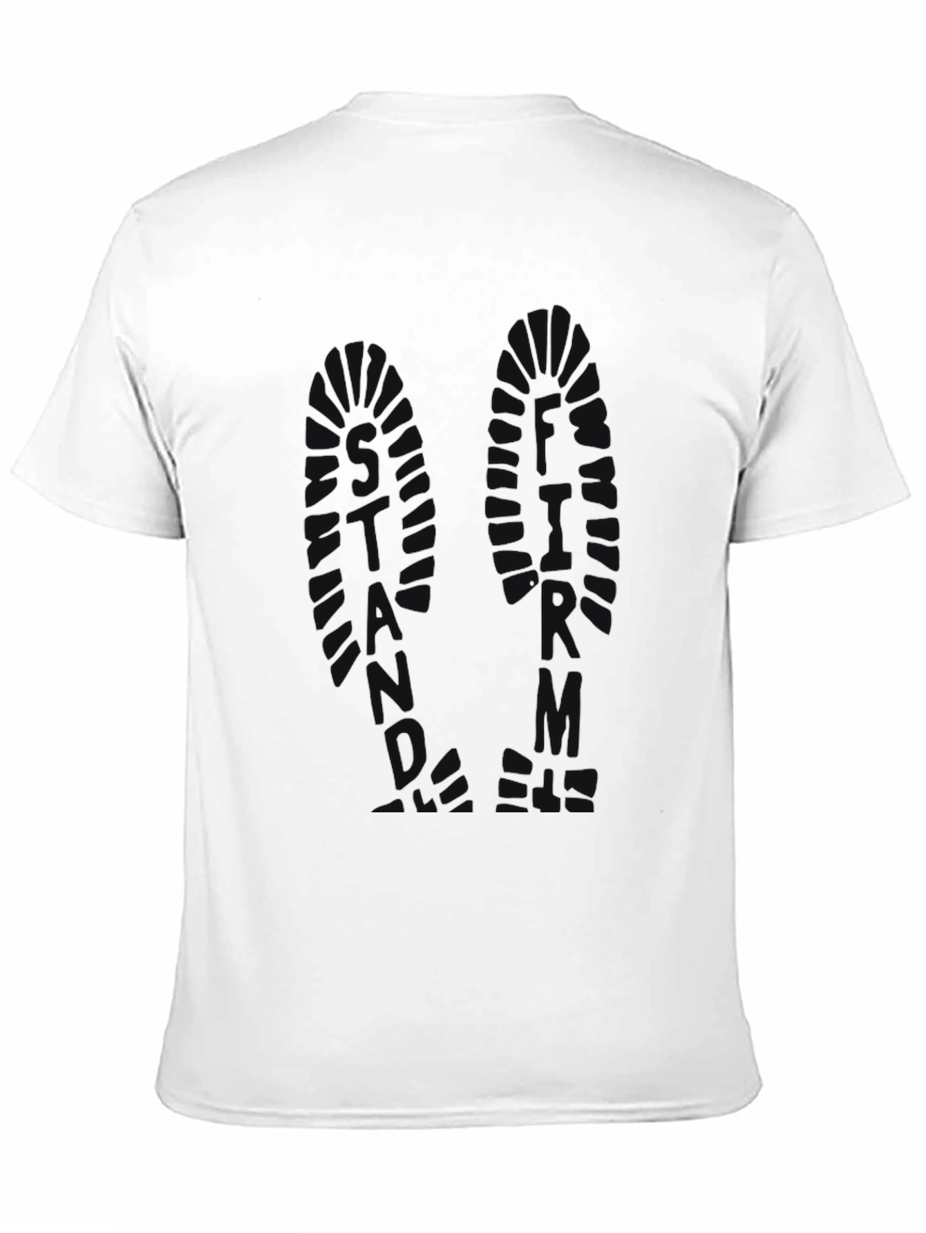 Mens Black Graphic Print T-Shirt