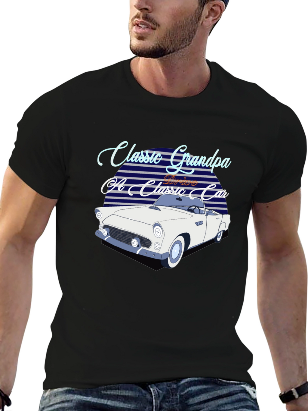 Classic Grandpa Car T-Shirt