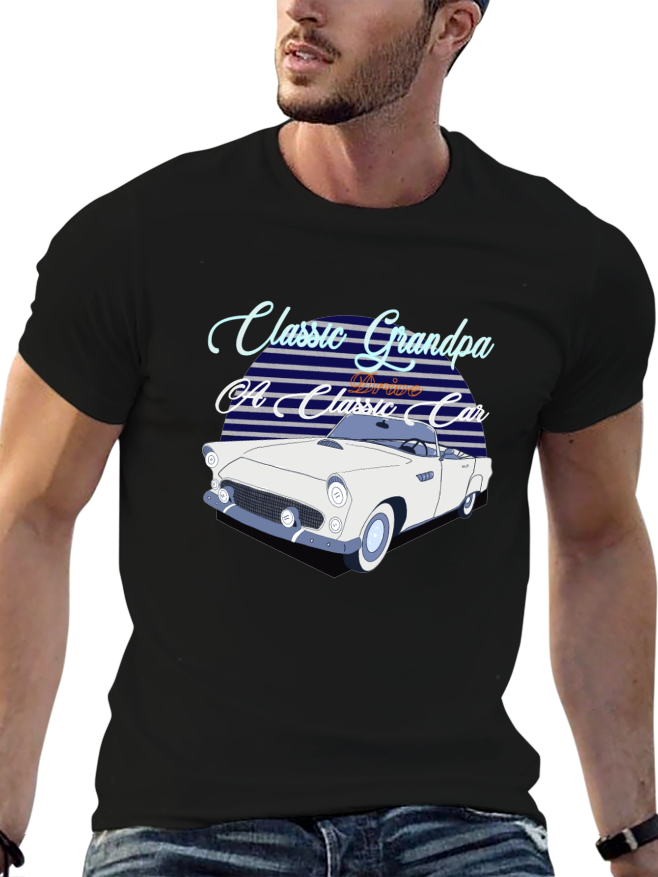 Classic Grandpa Car T-Shirt