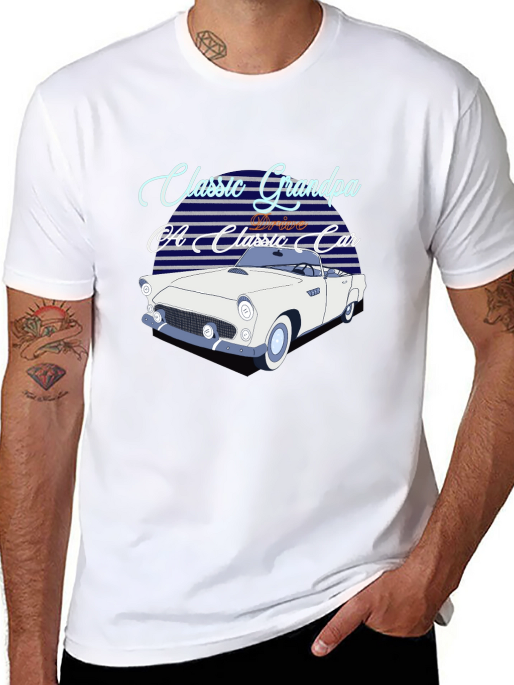 Classic Grandpa Car T-Shirt
