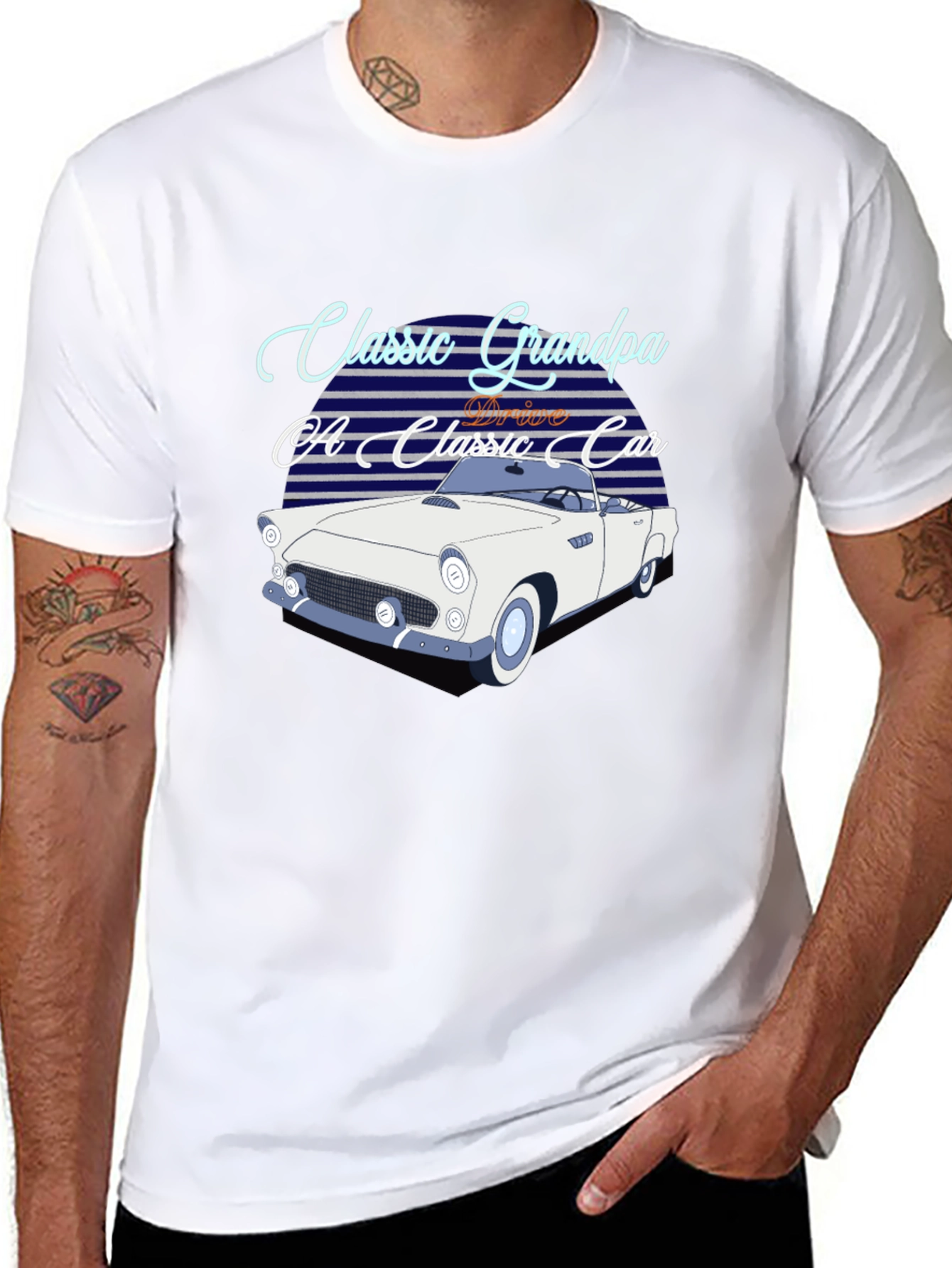 Classic Grandpa Car T-Shirt
