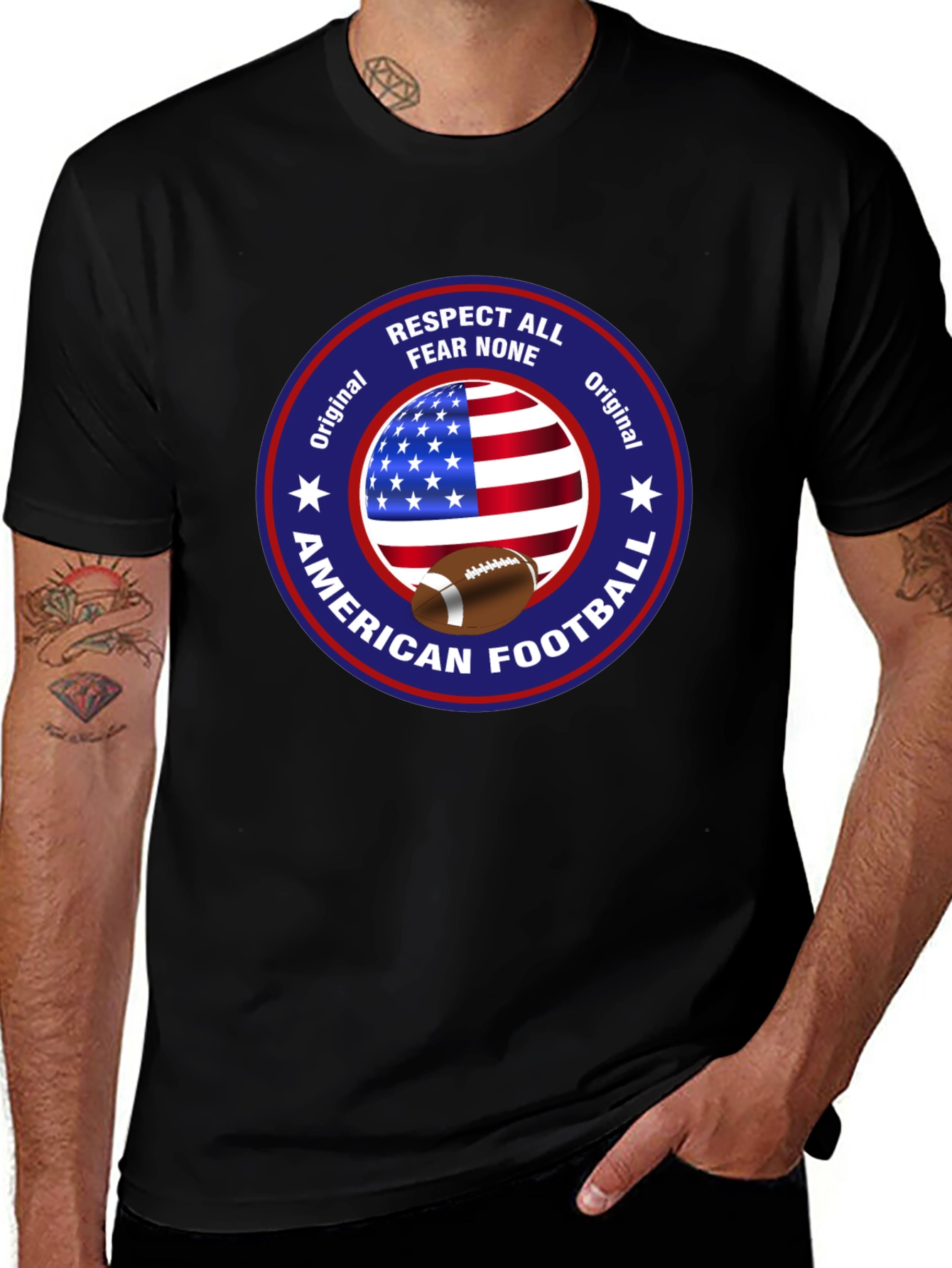 American Football Patriotic T-Shirt
