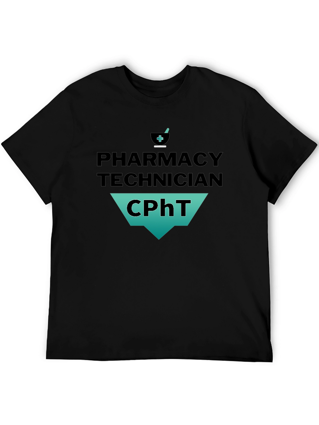 Pharmacy Technician CPhT T-Shirt - Black