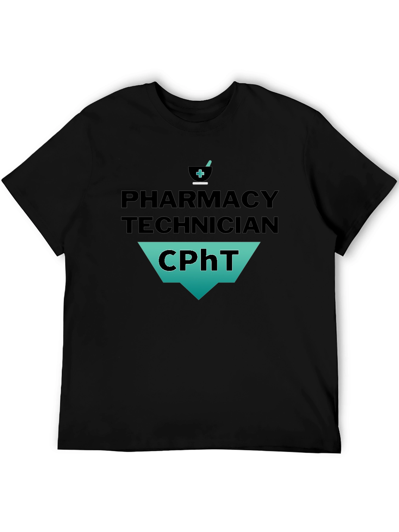 Pharmacy Technician CPhT T-Shirt - Black