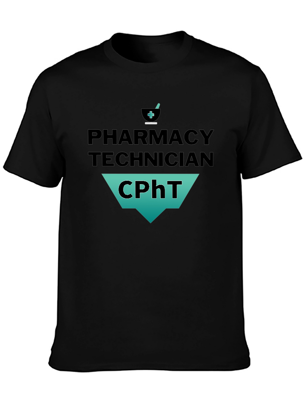 Pharmacy Technician CPhT T-Shirt - Black