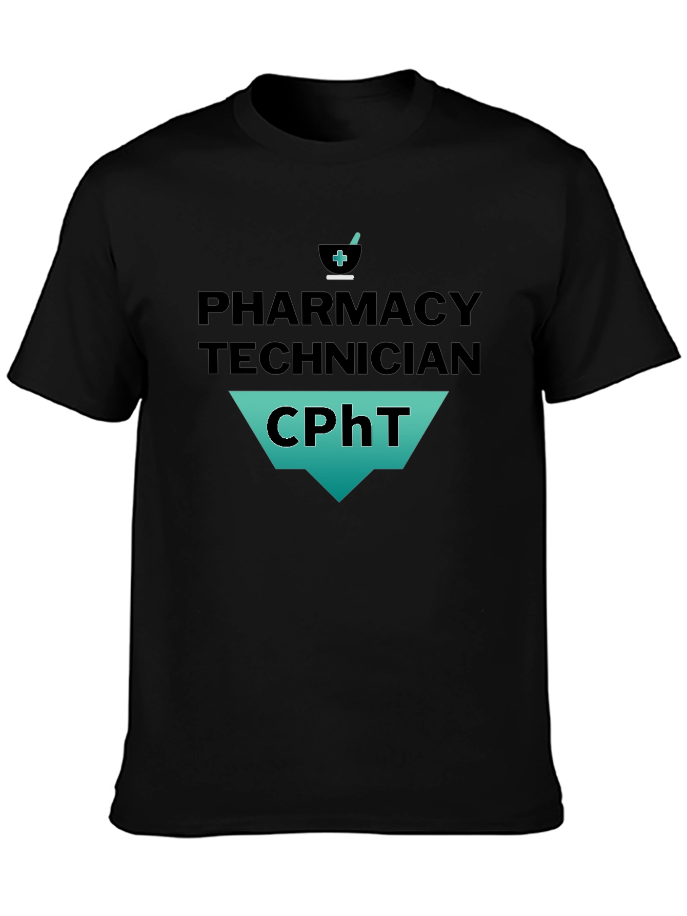 Pharmacy Technician CPhT T-Shirt - Black