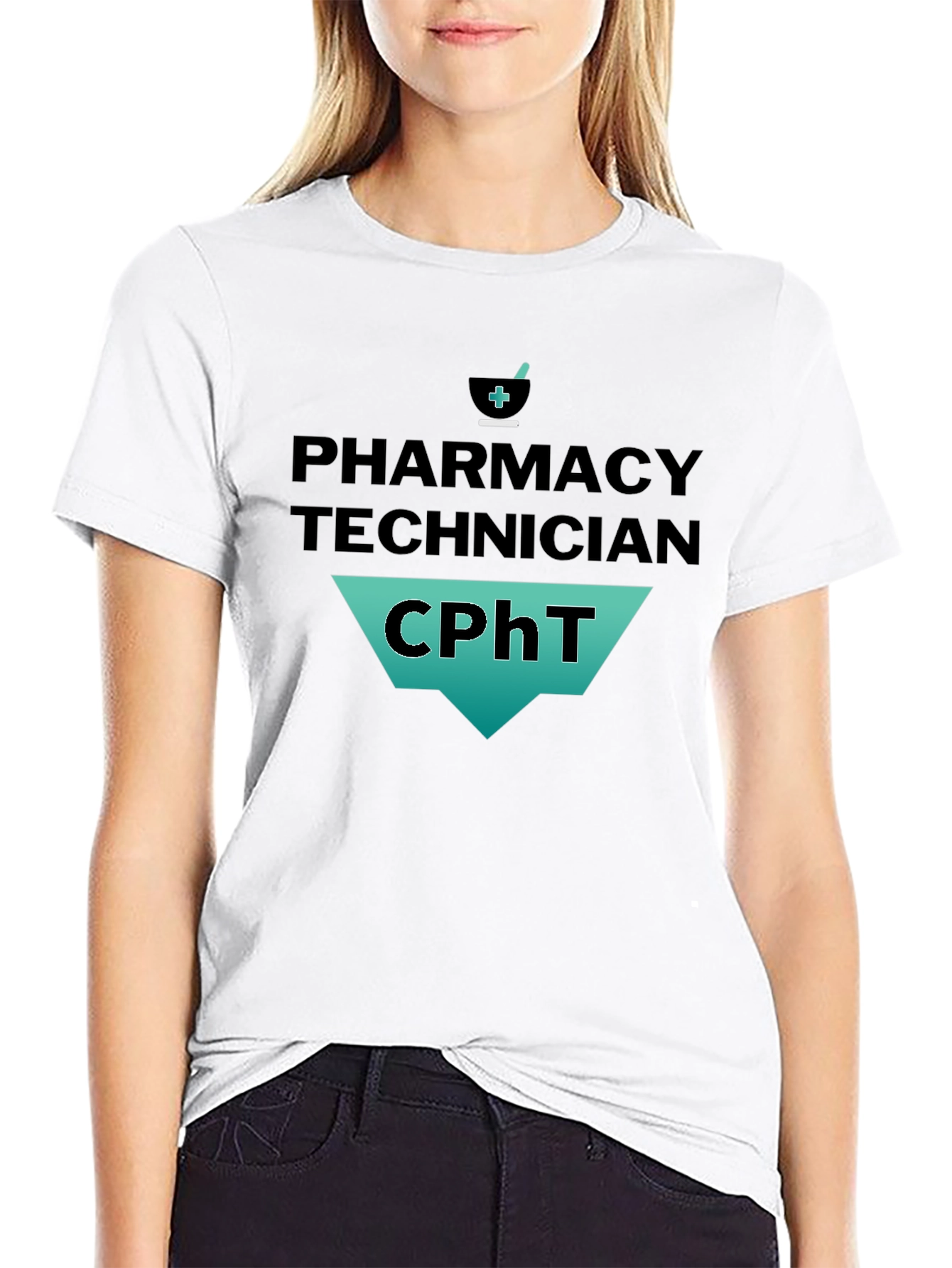 Pharmacy Technician CPhT T-Shirt - Black
