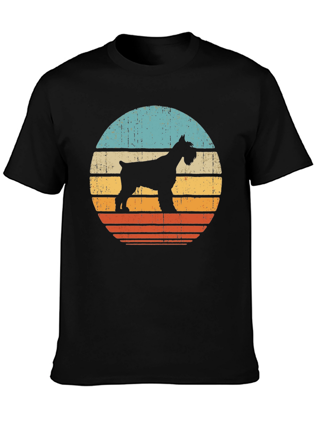 Retro Schnauzer Dog T-Shirt