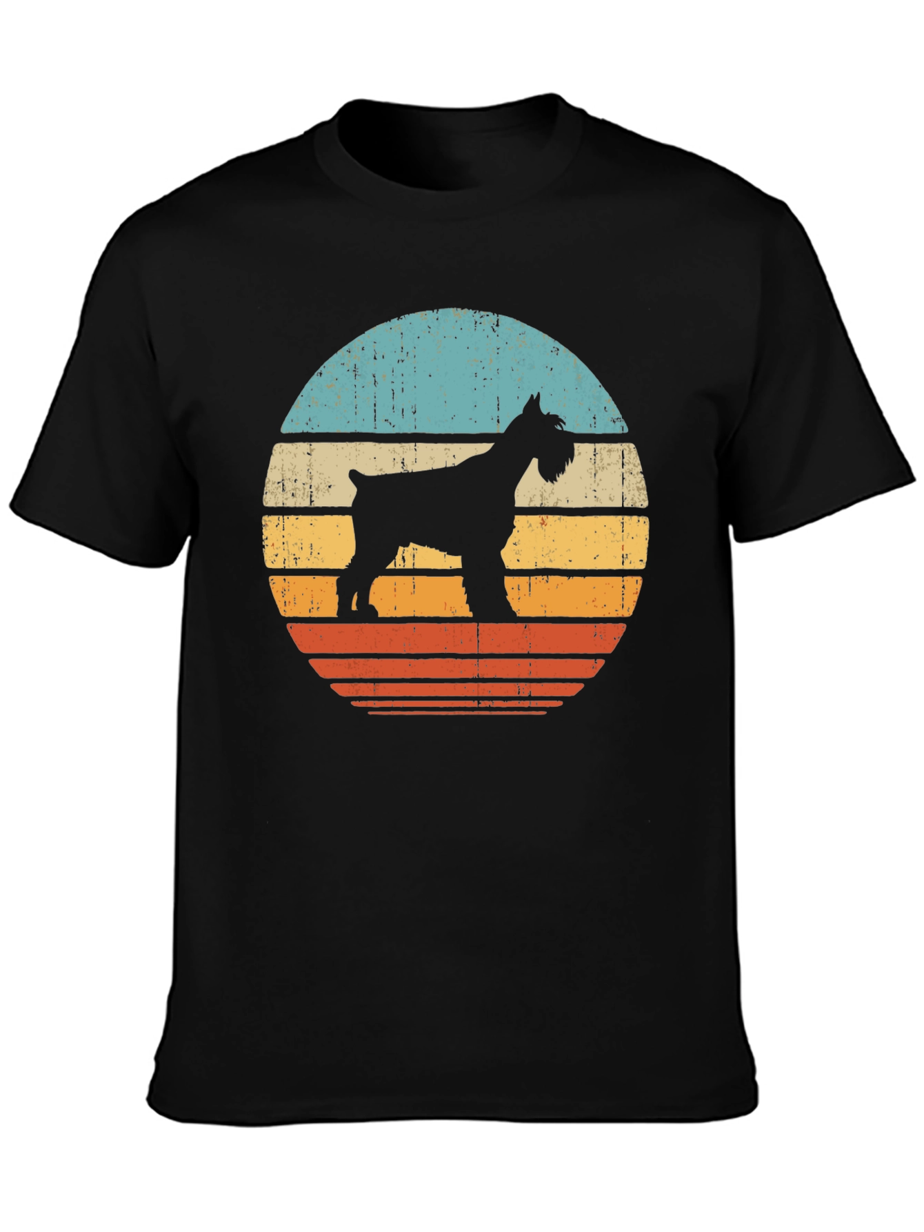 Retro Schnauzer Dog T-Shirt