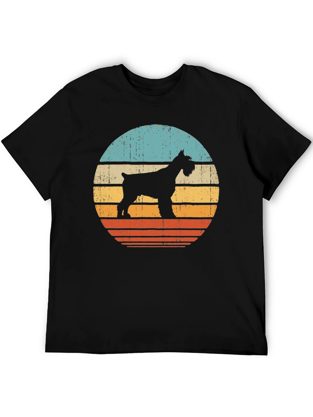 Retro Schnauzer Dog T-Shirt