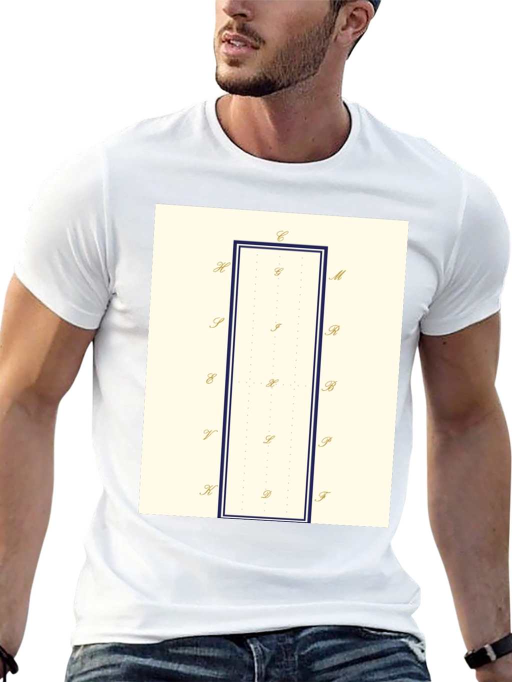 Geometric Tee: Stylish Minimalist T-Shirt
