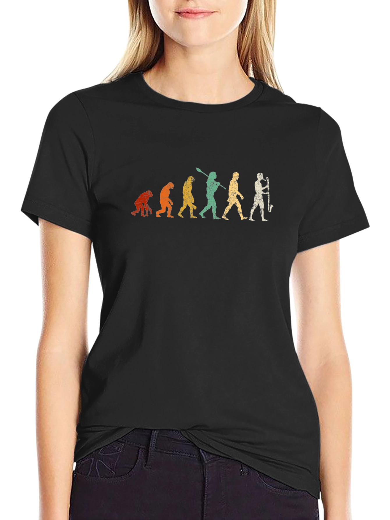 Evolution of Saxophone Player T-Shirt