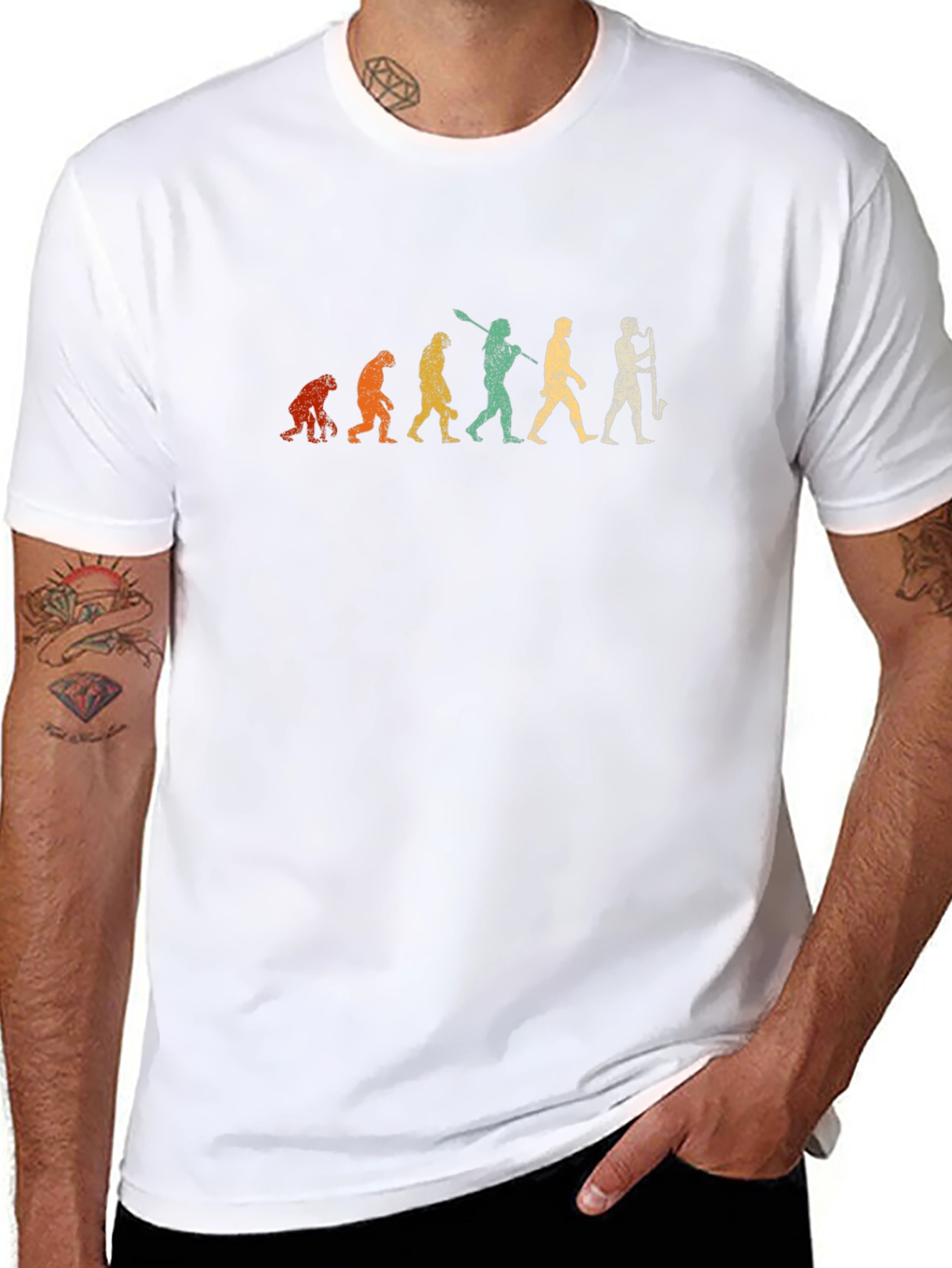 Evolution of Saxophone Player T-Shirt