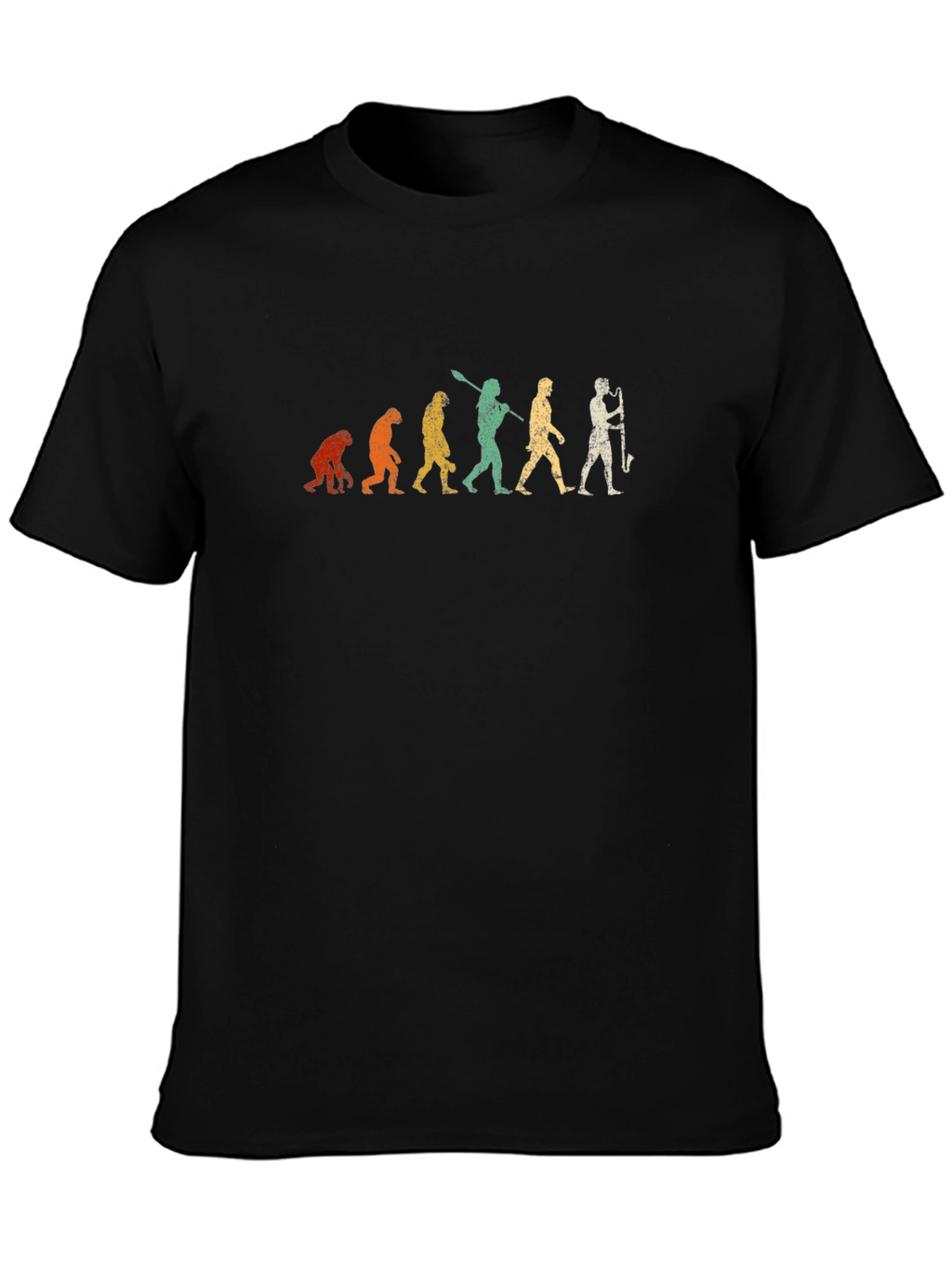 Evolution of Saxophone Player T-Shirt