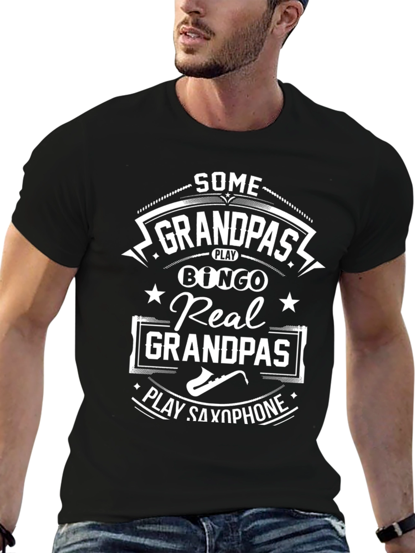 Real Grandpas Play Saxophone T-Shirt