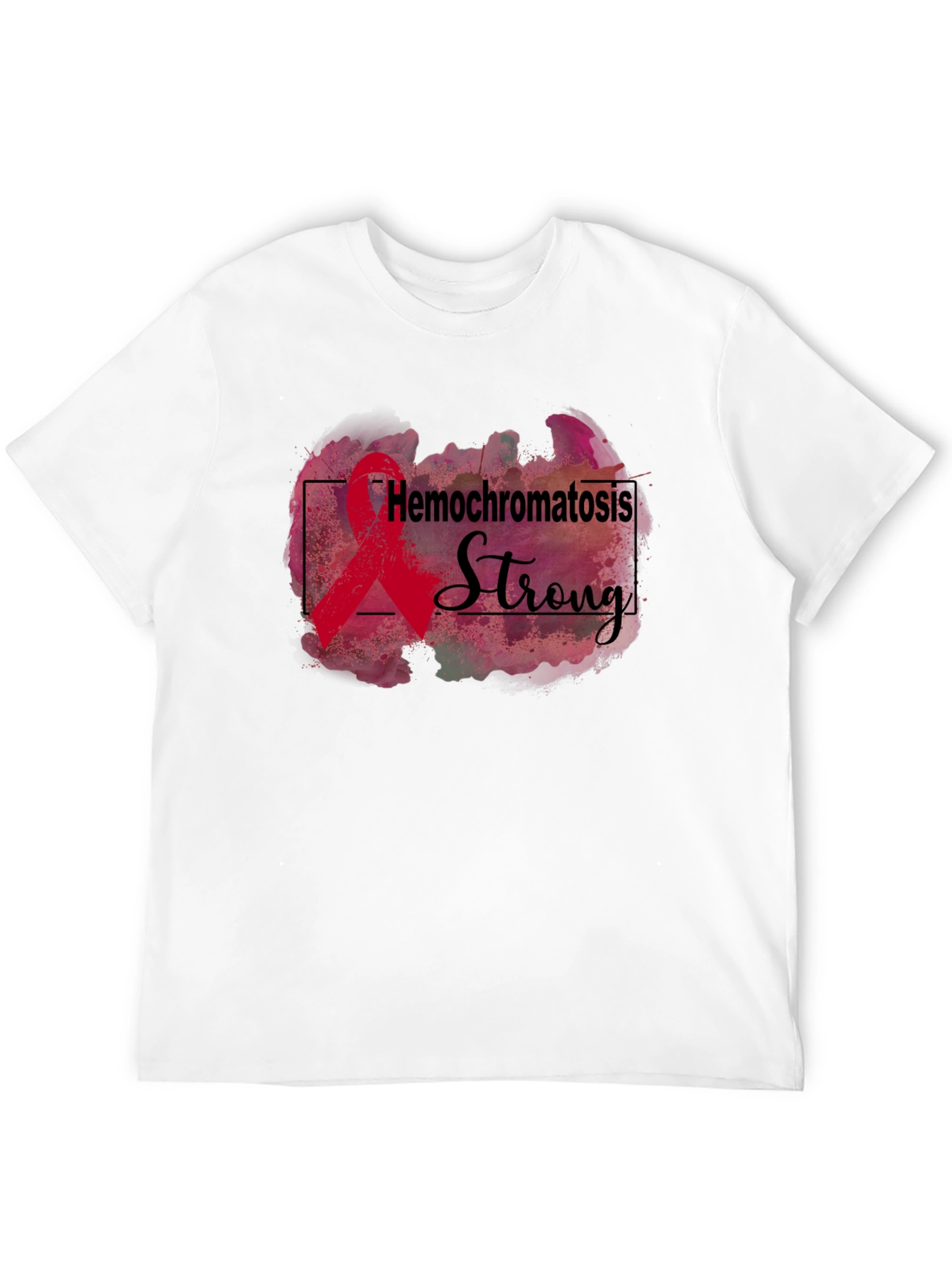 Hemochromatosis Strong Awareness Ribbon T-Shirt