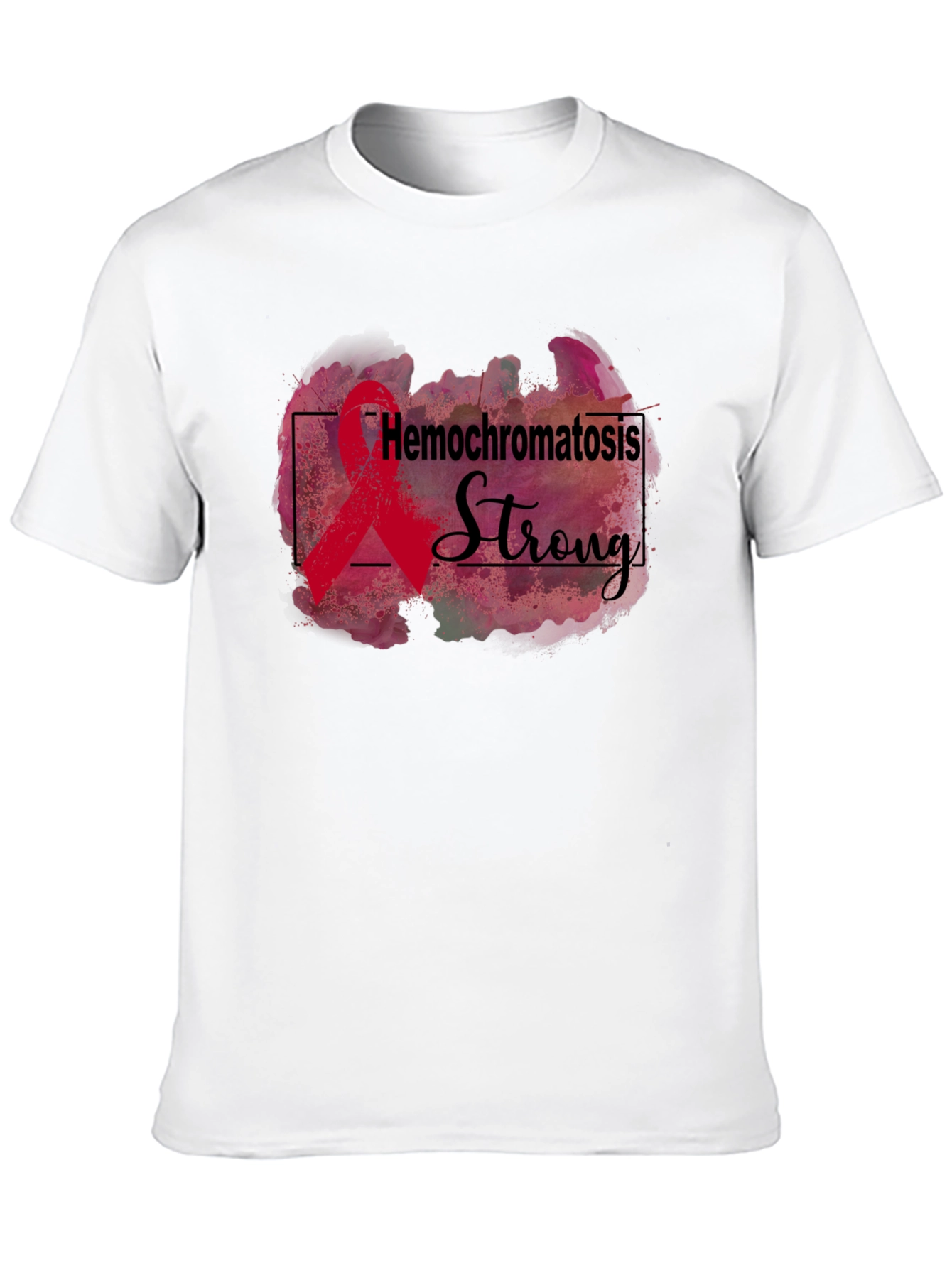 Hemochromatosis Strong Awareness Ribbon T-Shirt