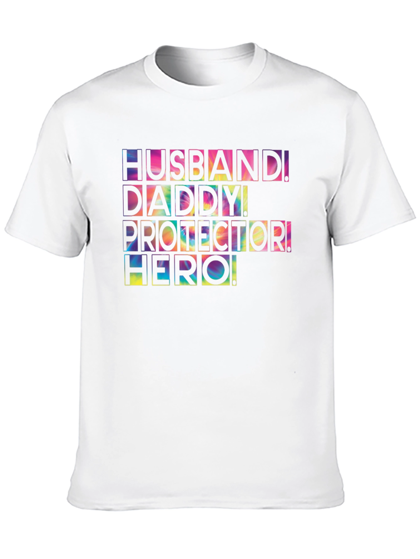 Husband Daddy Protector Hero Graphic Tee