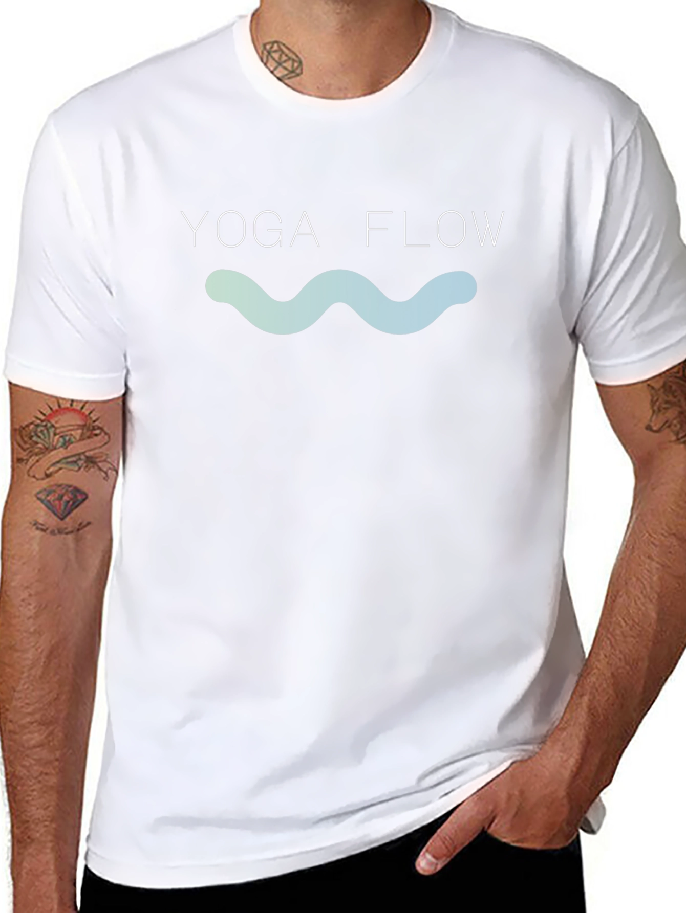 Yoga Flow Graphic T-Shirt - Relaxed Fit