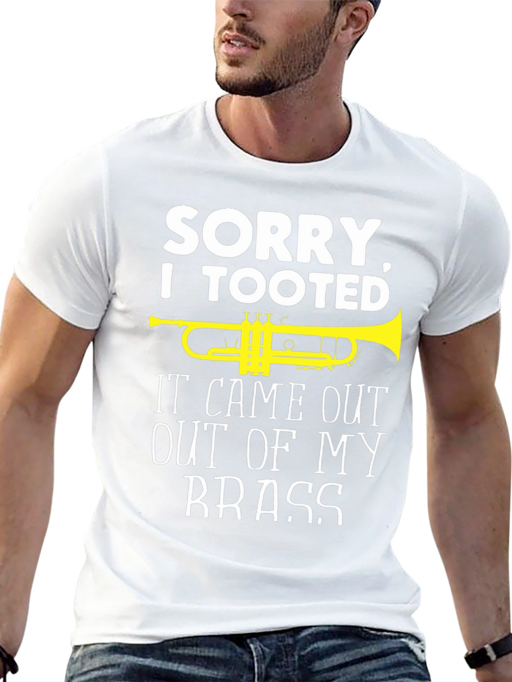 Sorry I Tooted Brass Band Humor T-Shirt