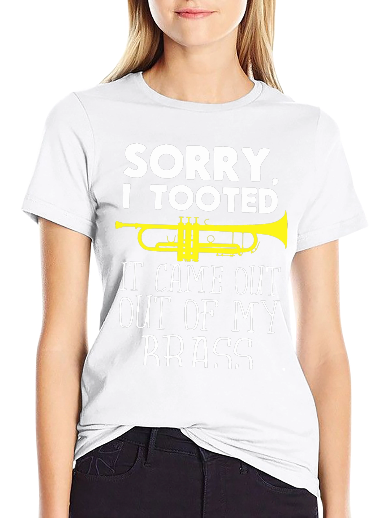 Sorry I Tooted Brass Band Humor T-Shirt