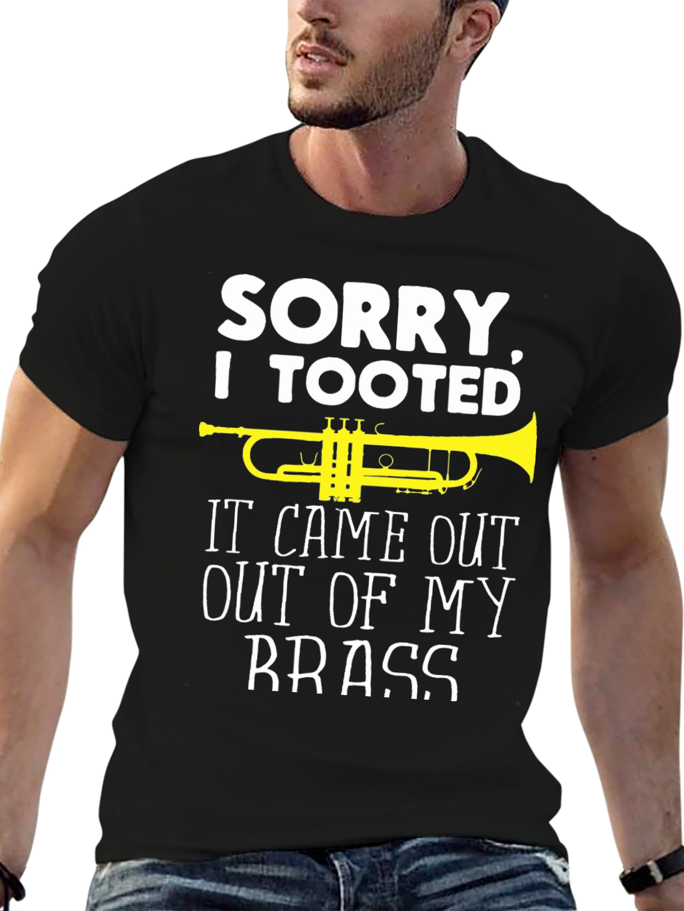 Sorry I Tooted Brass Band Humor T-Shirt