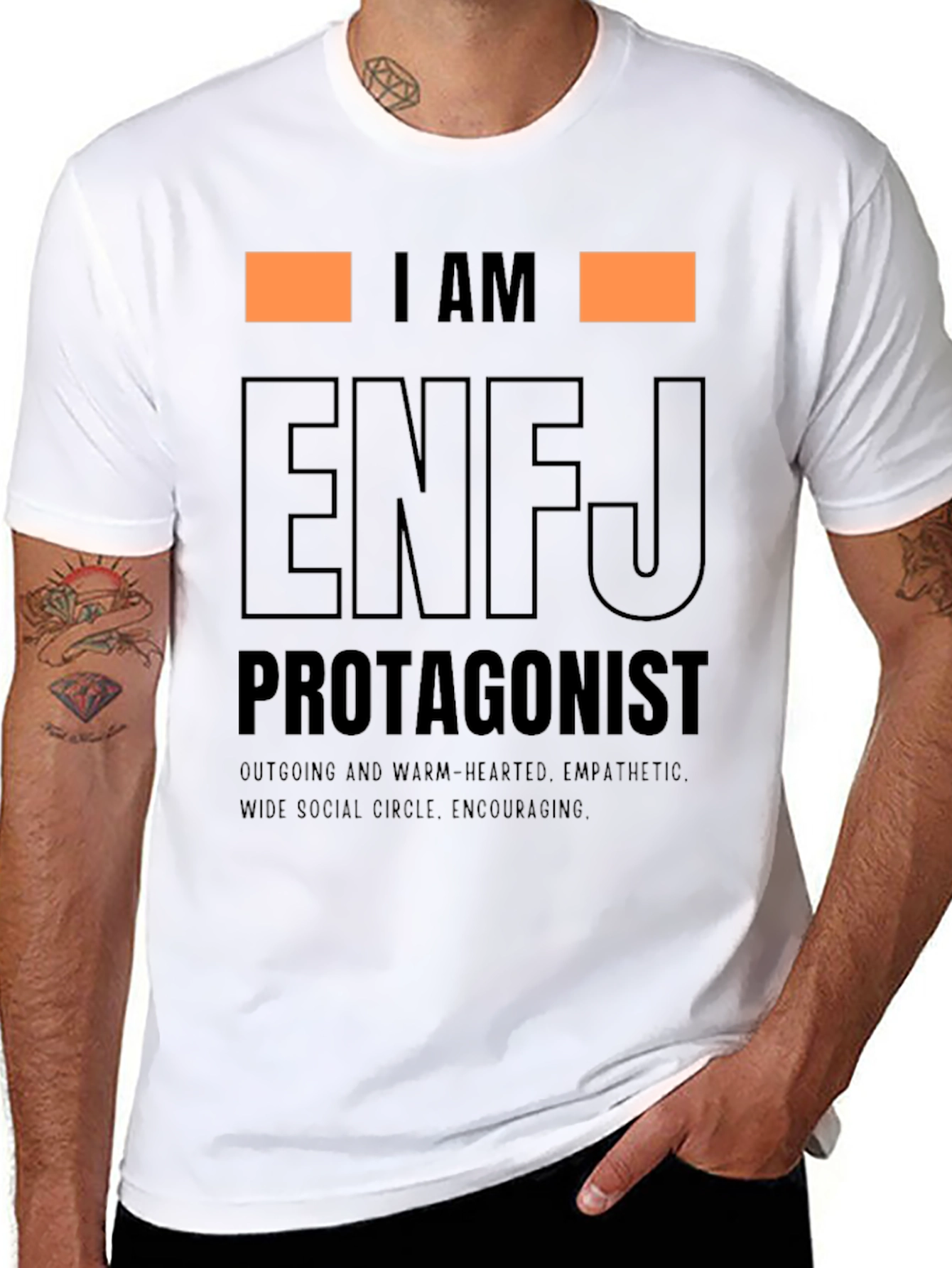 I AM ENFJ Protagonist Graphic T-Shirt