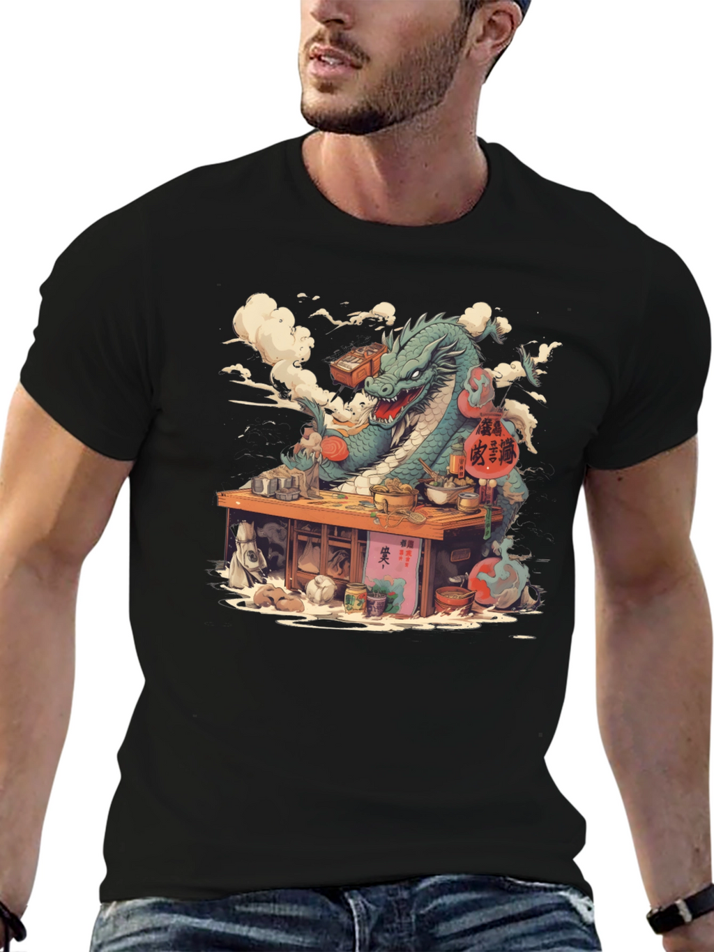 Dragon Chef T-Shirt - Unique Graphic Tee
