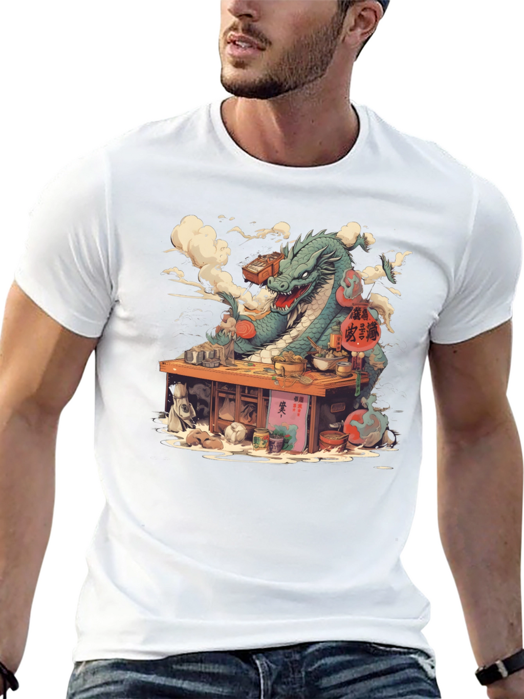 Dragon Chef T-Shirt - Unique Graphic Tee
