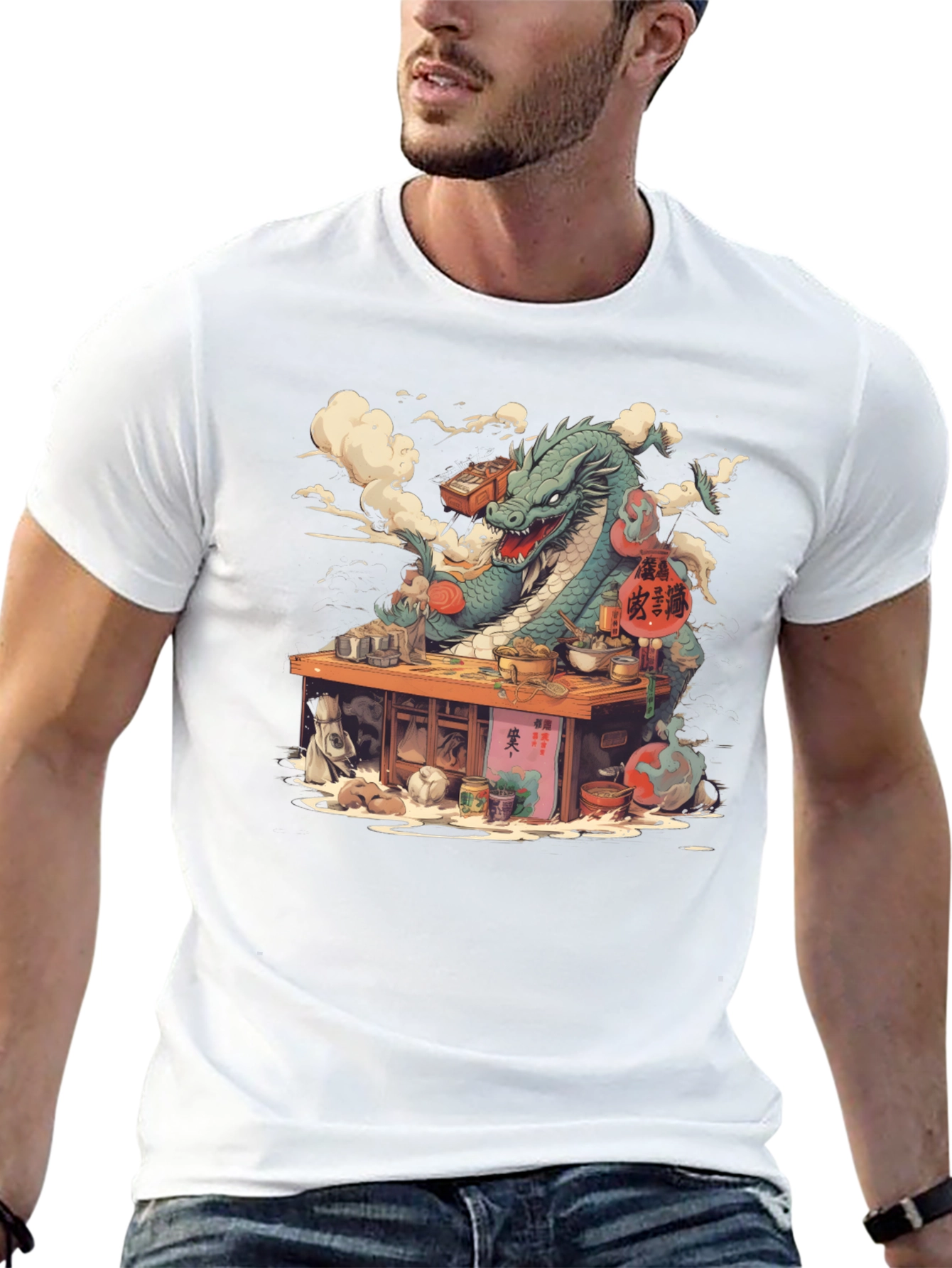 Dragon Chef T-Shirt - Unique Graphic Tee