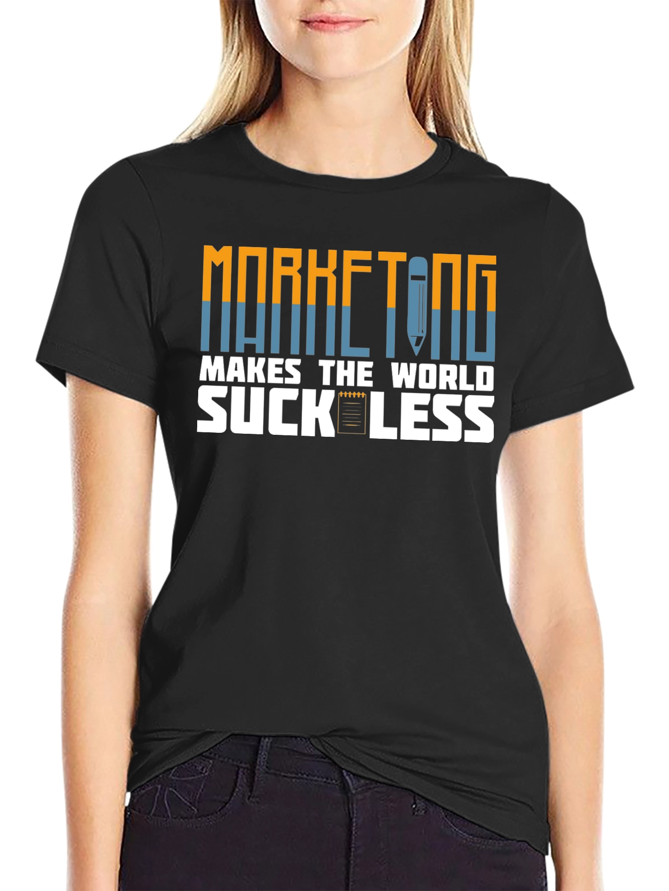 Marketing Makes the World Suck Less Graphic Tee