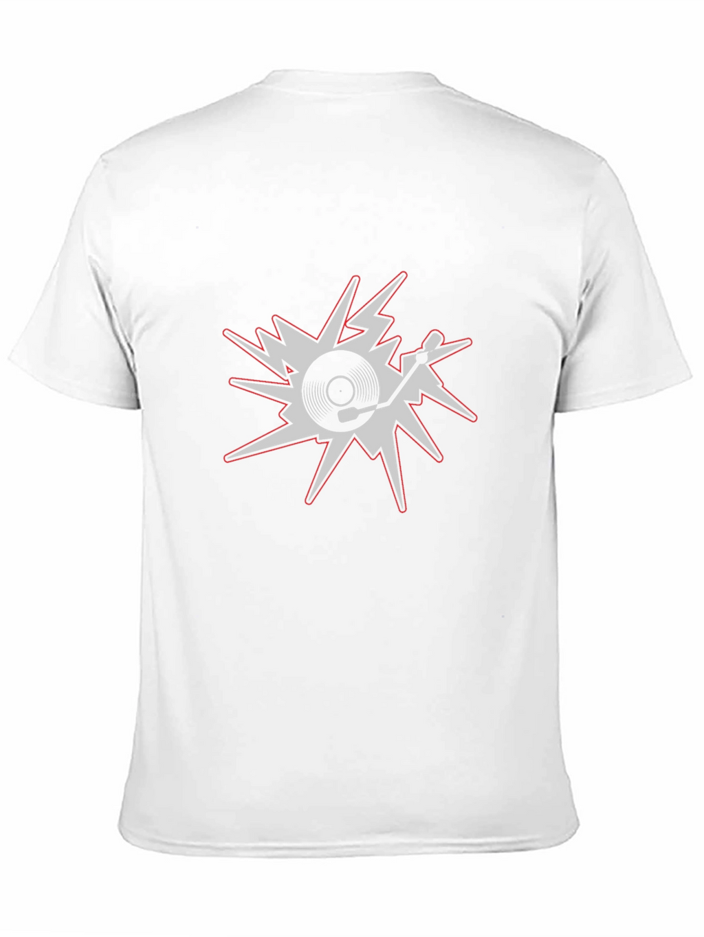 DJ Turntable Graphic Tee - Black Cotton T-Shirt