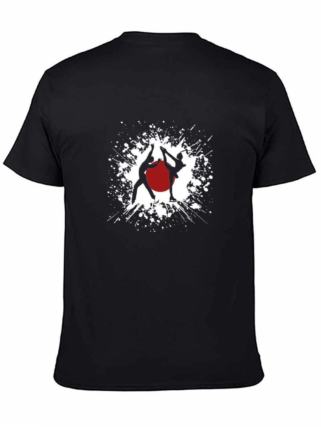 Figure Skating Black T-Shirt
