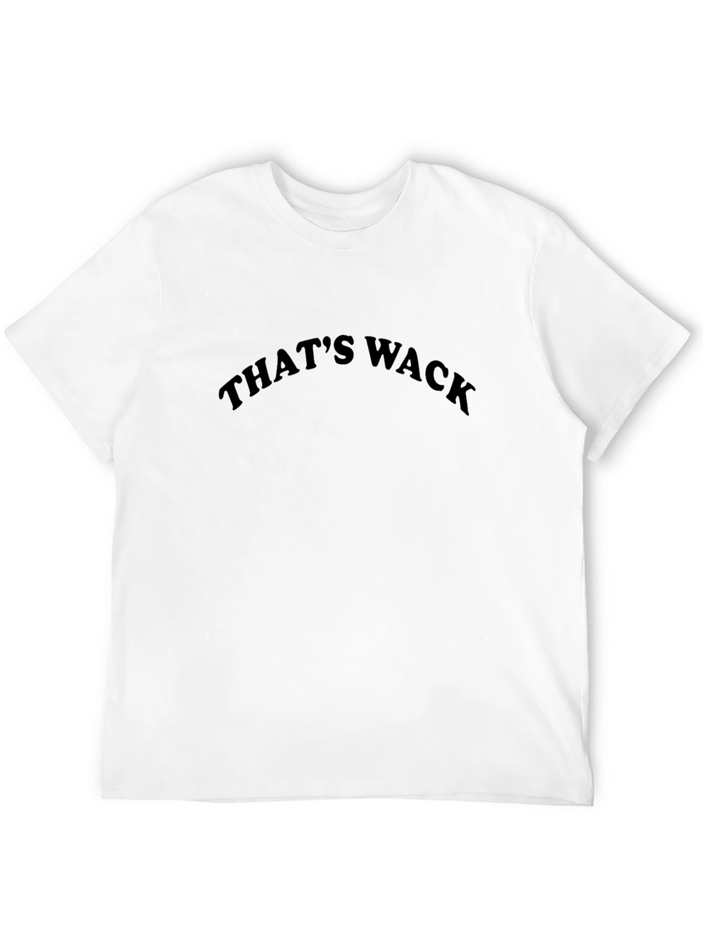 Thats Wack Graphic Tee - Black Cotton Casual Shirt
