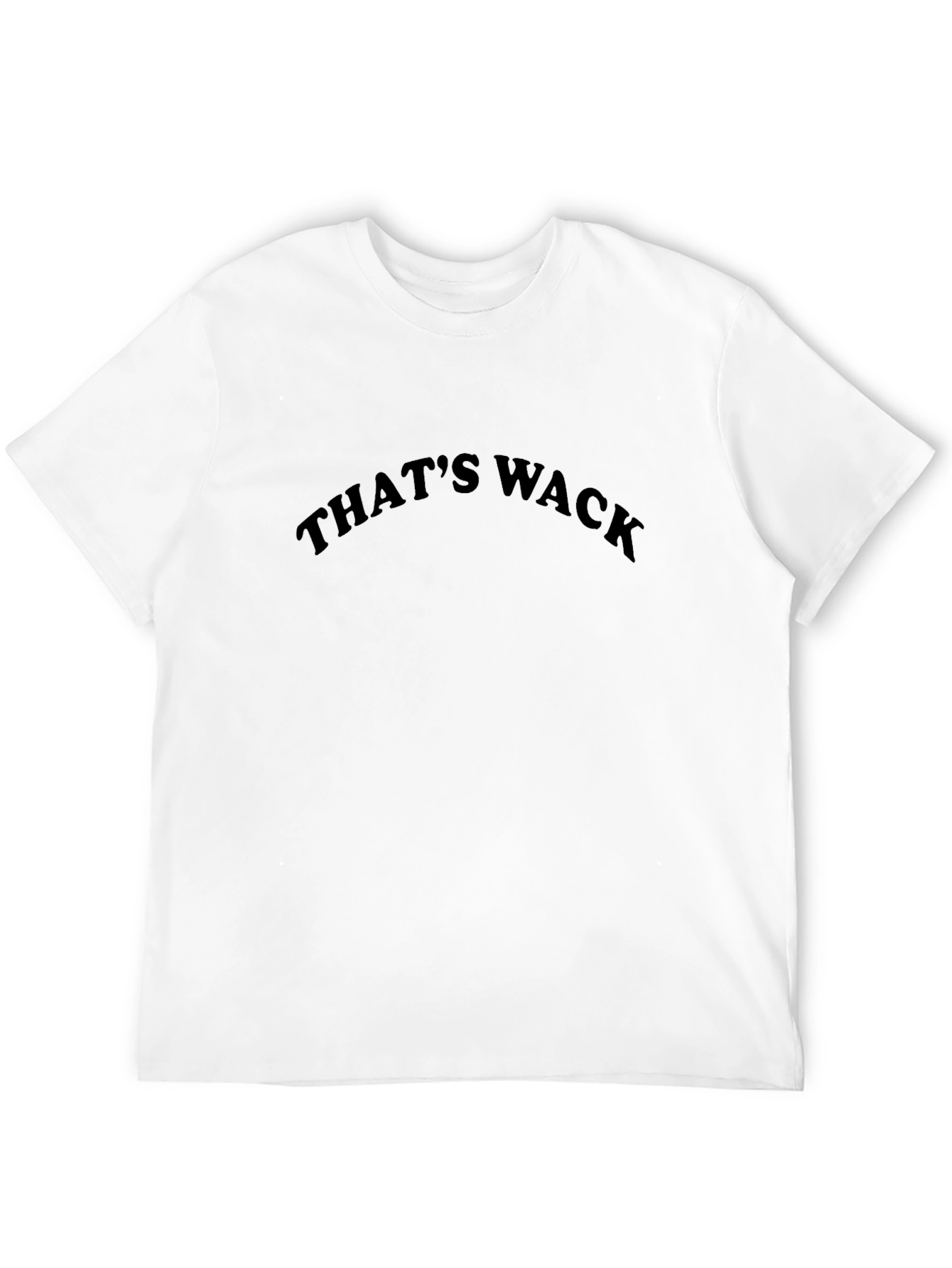 Thats Wack Graphic Tee - Black Cotton Casual Shirt