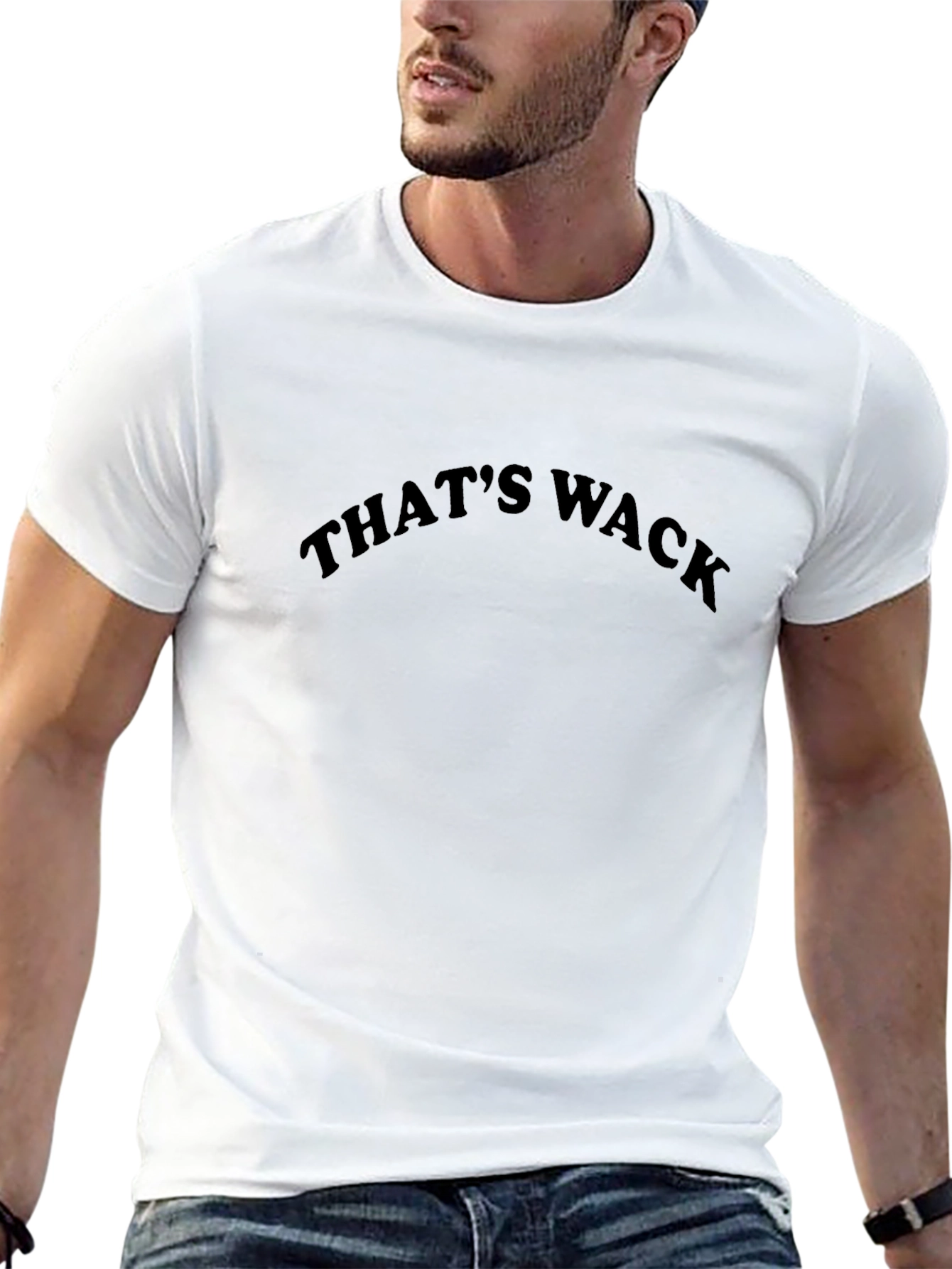 Thats Wack Graphic Tee - Black Cotton Casual Shirt