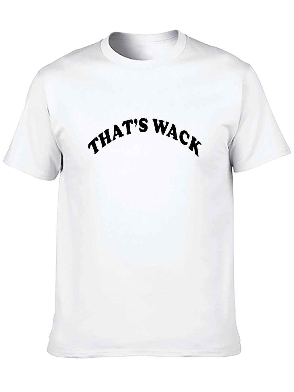 Thats Wack Graphic Tee - Black Cotton Casual Shirt