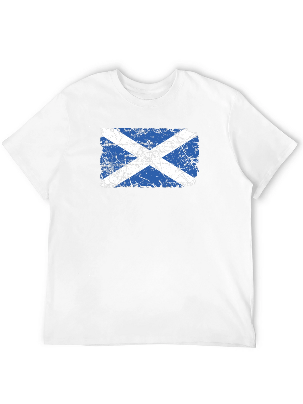Scottish Flag Distressed T-Shirt